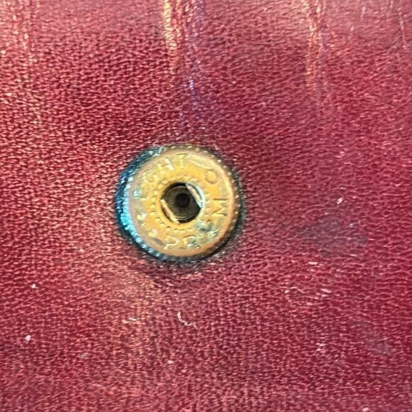 Vintage Leather Billfold Wallet Coin Purse - Picture 6 of 10